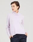 CASHMERE CROPPED SWEATER (LILAS)