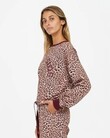 LEOPARD JANE CREW (MAROON LEOPARD)