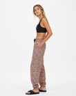 LEOPARD MAJOR TRACK PANT (MAROON LEOPARD)