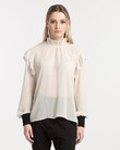 DESIGN FRILL TOP (IVORY)