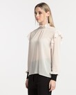 DESIGN FRILL TOP (IVORY)