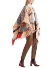WOOL MIX CAPE (APRICOT BEIGE)
