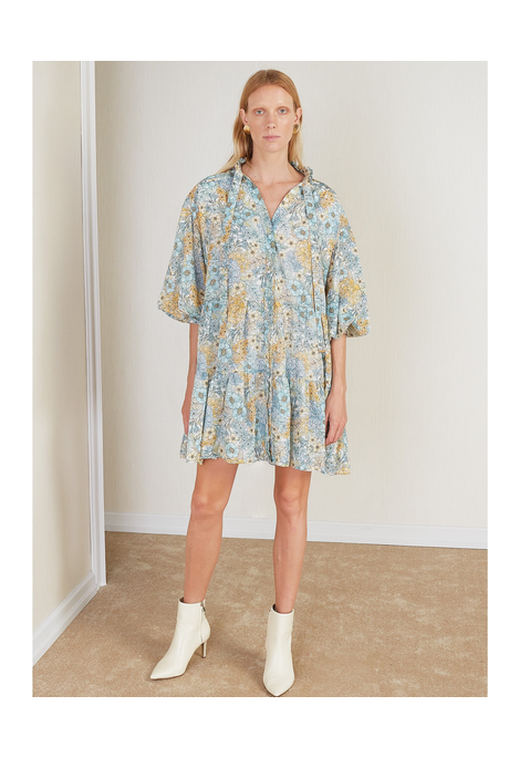 GLORY SHIRT DRESS (EDEN PRINT)