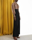 BOTANICA PYTHON SWING BLOUSE (GOLD PYTHON)