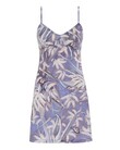 BOTANICA DRAWN MINI DRESS (PANDANUS)