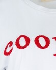 I BEAD COOPER TEE (WHITE/RED)