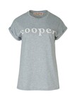 I BEAD COOPER TEE (GREY MARLE/WHITE)
