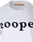 I BEAD COOPER TEE (WHITE/BLACK)