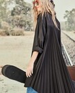 PRETTY PLEATS SHIRT (BLACK)