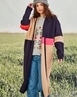 COSY DAYS AHEAD CARDIGAN (COLOUR BLOCK)