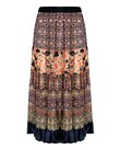 DARLING TIER SKIRT (NAVY FLORAL)