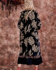 LADY LUXE COAT (NAVY FLORAL)