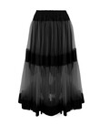 TIER DIARY SKIRT (BLACK/BLACK)