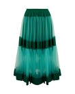 TIER DIARY SKIRT (GREEN/EVERGREEN)