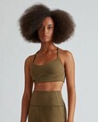 KENNEDY PANELLED CROP (DARK KHAKI)