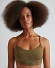 KENNEDY PANELLED CROP (DARK KHAKI)