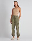 JORDAN HIGH WAISTED TRACK PANT (DARK KHAKI)