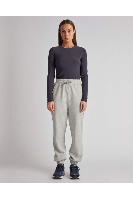 JORDAN HIGH WAISTED TRACK PANT (GREY MARLE)