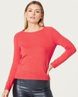 PURE CASHMERE CREW JUMPER (TANGELO)