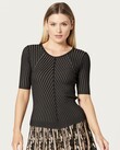 GIA RIBBED TOP (BLACK)