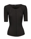 GIA RIBBED TOP (BLACK)