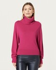 PURE CASHMERE COWL JUMPER (BERRY)