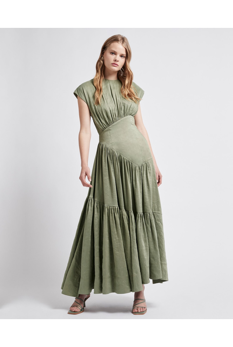 REFLECTION DRESS (OAK MOSS)