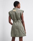 DARCEL DENIM BELTED DRESS (OAK MOSS)