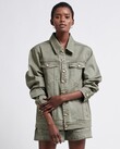 DARCEL DENIM JACKET (OAK MOSS)