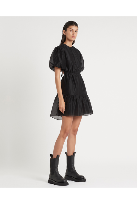 AMERIE OPEN BACK DRESS (BLACK)