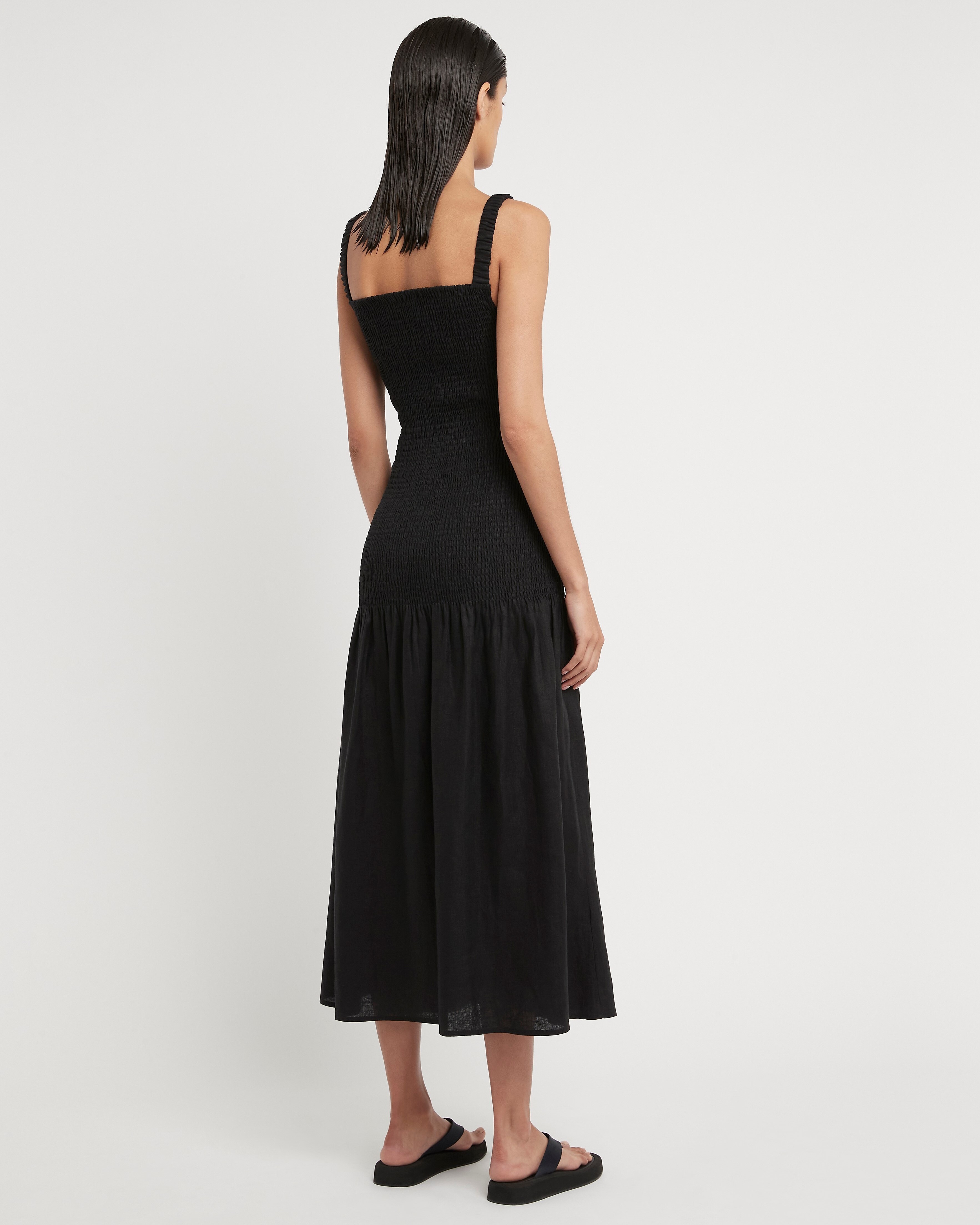 MADELYN REVERSIBLE DRESS (BLACK)- SIR AUTUMN WINTER 21 Boxing Day Sale