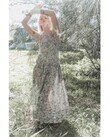 OPEN BACK MAXI DRESS (VINTAGE BLOOMS)