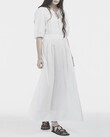 3/4 SLEEVE MAXI DRESS (LUNA WHITE)