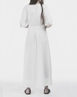3/4 SLEEVE MAXI DRESS (LUNA WHITE)