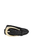 ANNELY WOVEN BELT (VINTAGE BLACK)