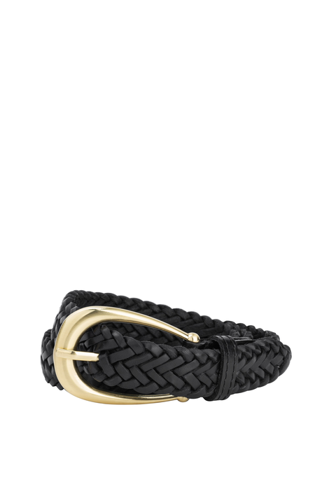 ANNELY WOVEN BELT (VINTAGE BLACK)