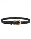 ANNELY WOVEN BELT (VINTAGE BLACK)