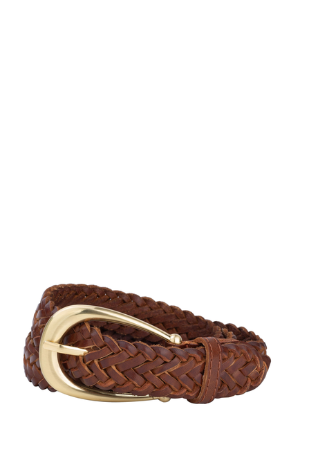 ANNELY WOVEN BELT (VINTAGE TAN)