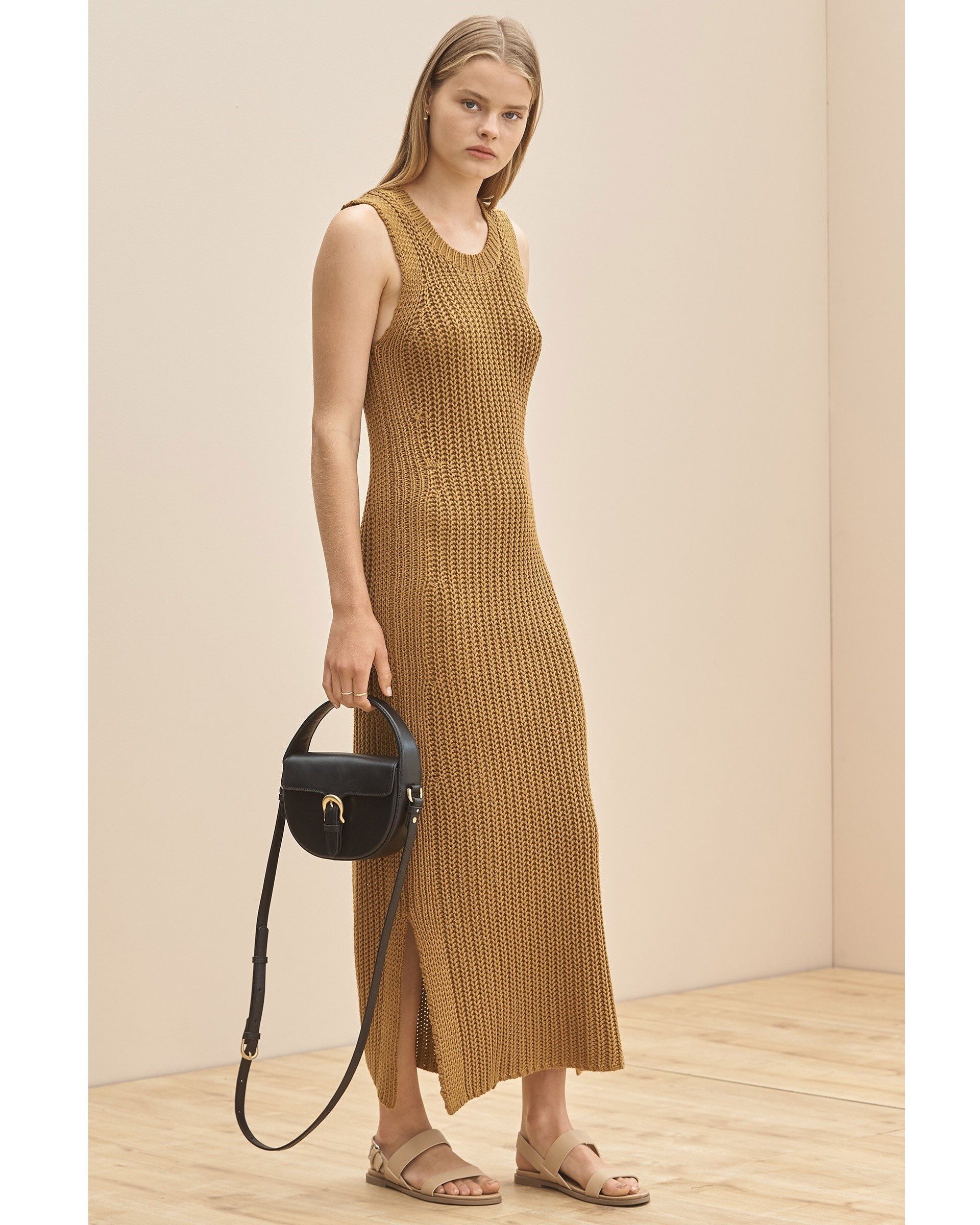 THE MAGRIT KNIT DRESS ITALIAN STRAW SANCIA AUTUMN WINTER 21 Boxing Day Sale