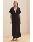 THE ANJOU SHIRT DRESS (BLACK)