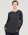 CASHMERE SWING SWEATER (CARBON)