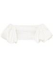 CASCADE CROPPED TOP (IVORY)