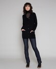 CASHMERE POCKET CARDI (BLACK)