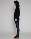 CASHMERE POCKET CARDI (BLACK)