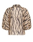 NOUVEAU SHIRT (CARAMEL MAHOGANY ZEBRA)