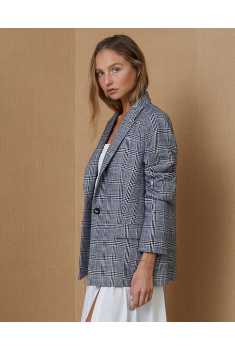 GARANCE BLAZER (BLUE CHECK)