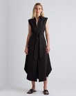 BANKS MIDI DRESS (BLACK)