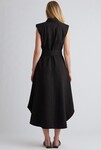 BANKS MIDI DRESS (BLACK)