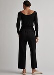 SIDNEY WIDE LEG KNIT PANT(BLACK)