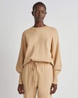 SIDNEY KNIT JUMPER (TAN SUEDE)